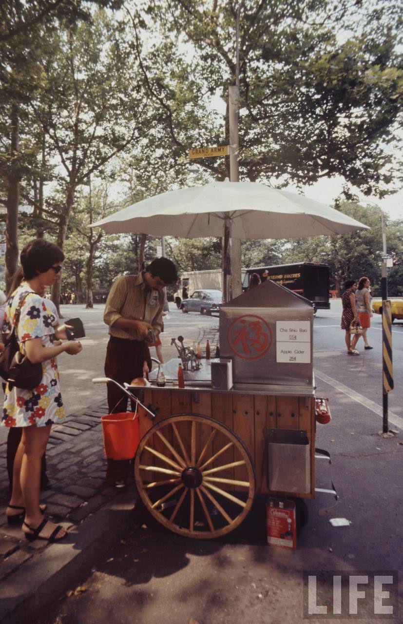 Hippie Peddlers on the Streets of New York City in the Late 1960s