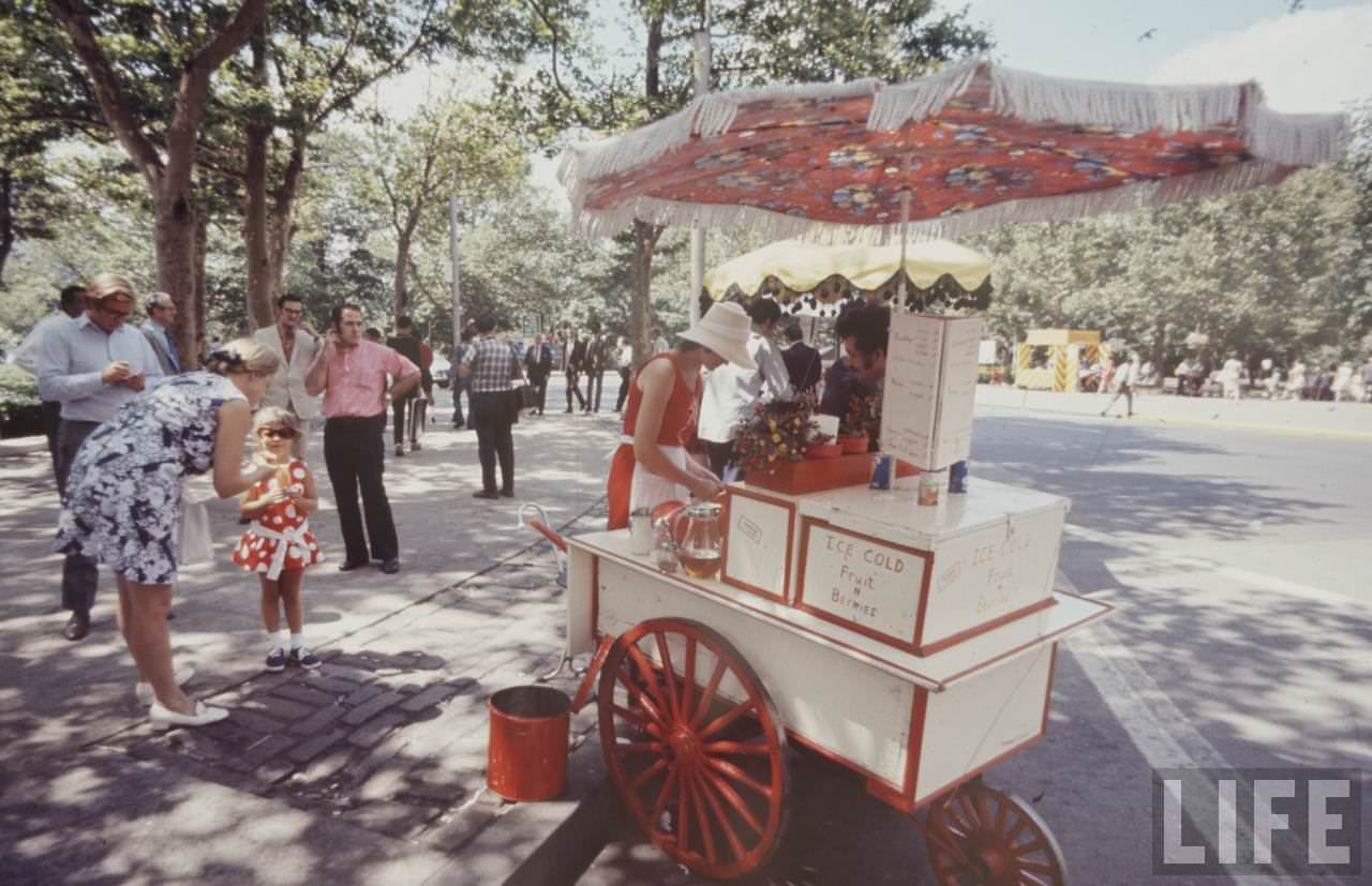 Hippie Peddlers on the Streets of New York City in the Late 1960s