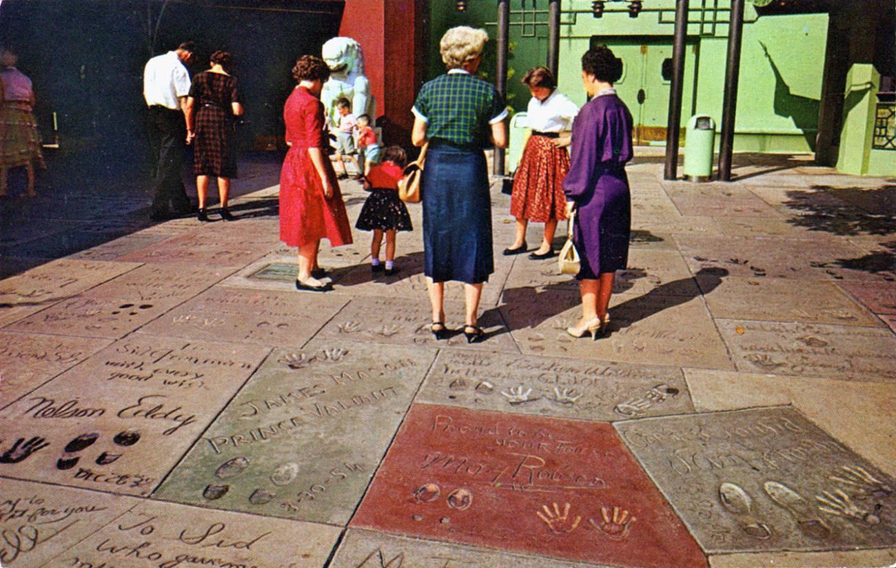 Chinese Theater Forecourt, 1950s