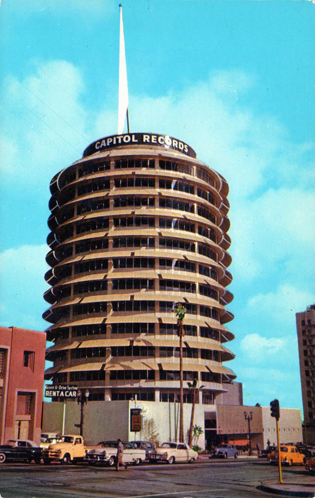 Capitol Records Building 1950s