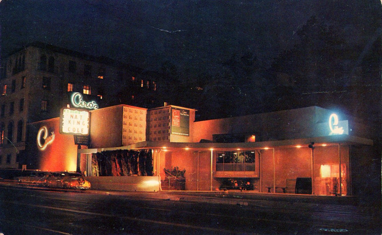 Ciro's Night Club, 1960