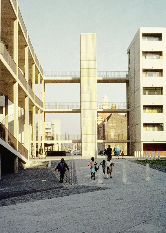 Hulme Moss side border, 1960s.