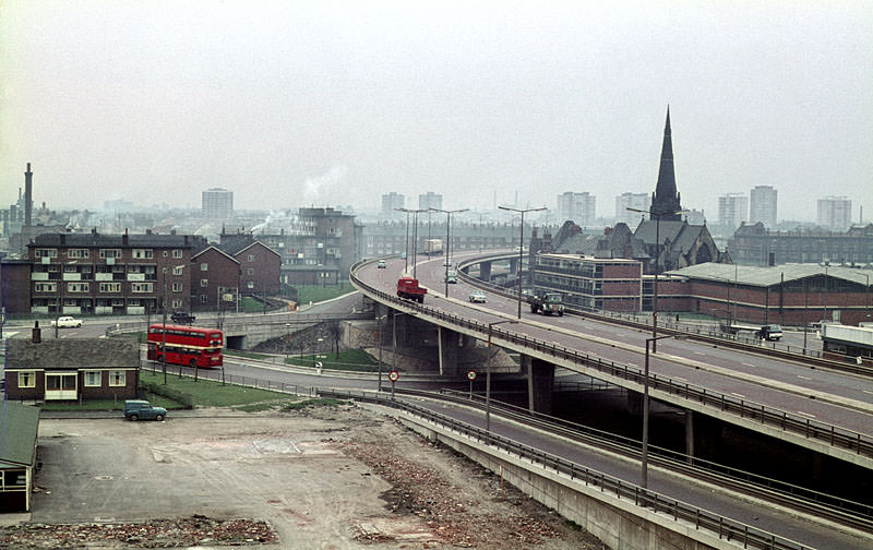 Mancunian Way, 1960s.