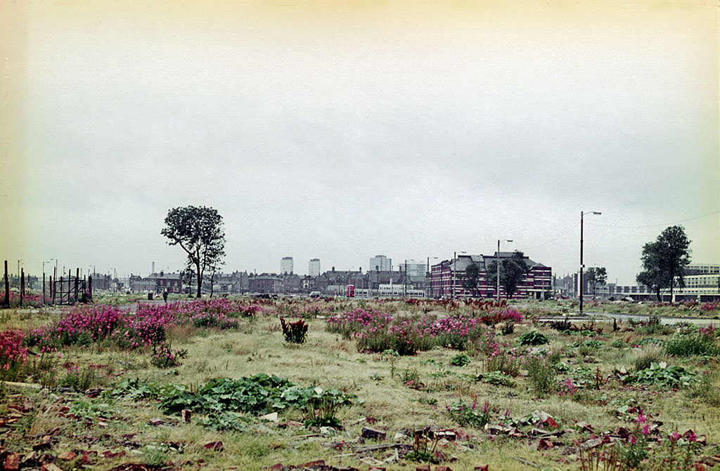 Open ground in Hulme, 1960s.