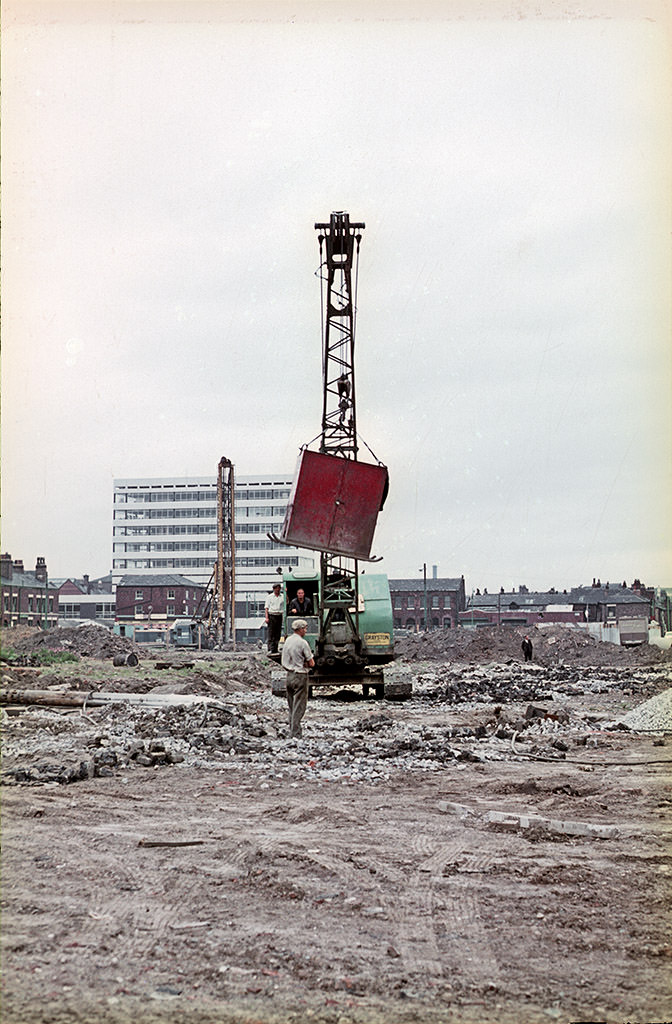 Rebuilding Hulme, 1960s.