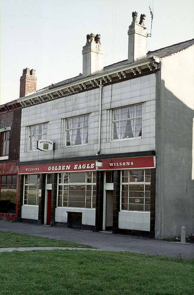 The Golden Eagle in Hulme, 1973.