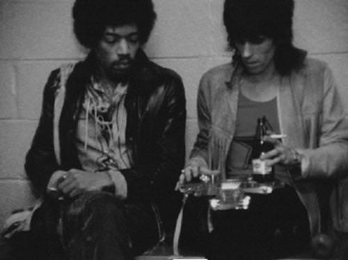 with Keith Richards