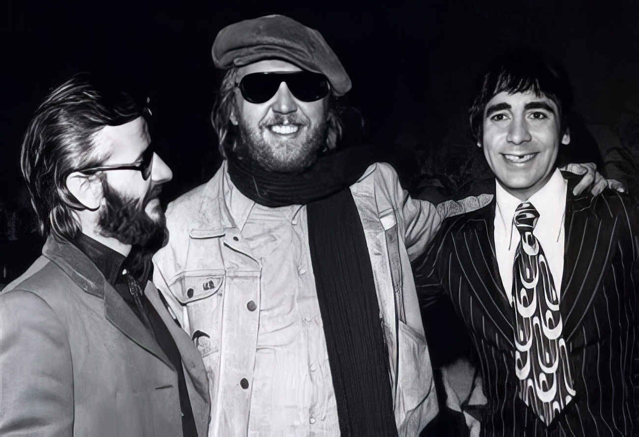 Ringo Starr and Harry Nilsson