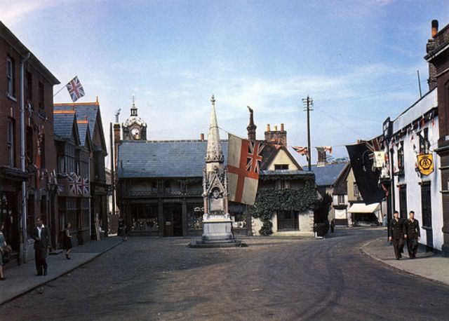 High Street, Eye, Suffolk, May 1945