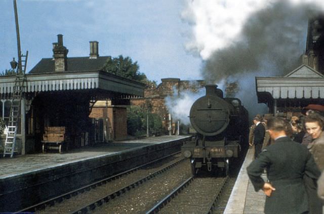 Royston station, 1944