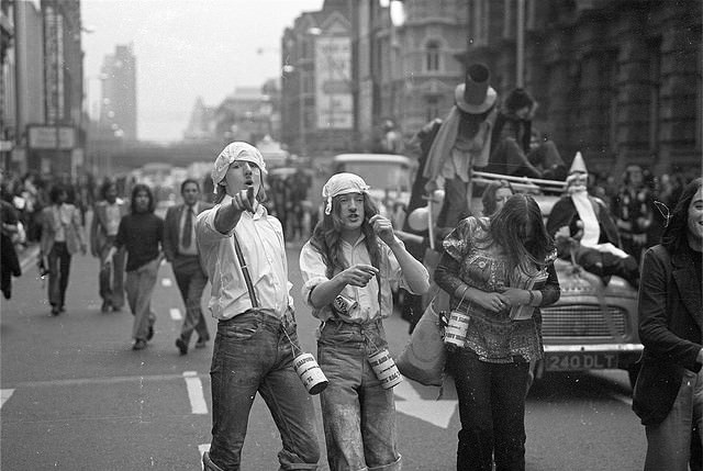 The Manchester Rag Day Parade of 1974 in Vintage Photos