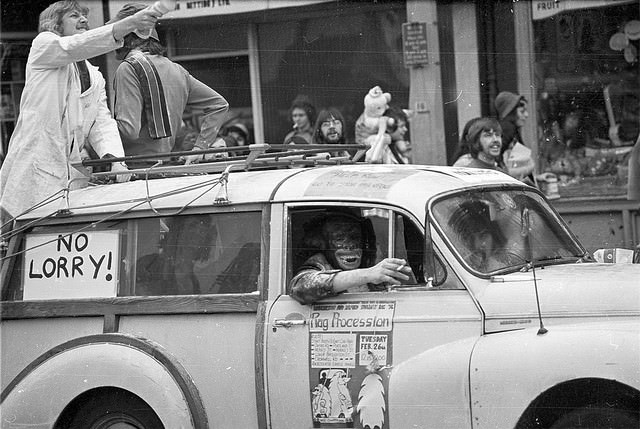 The Manchester Rag Day Parade of 1974 in Vintage Photos