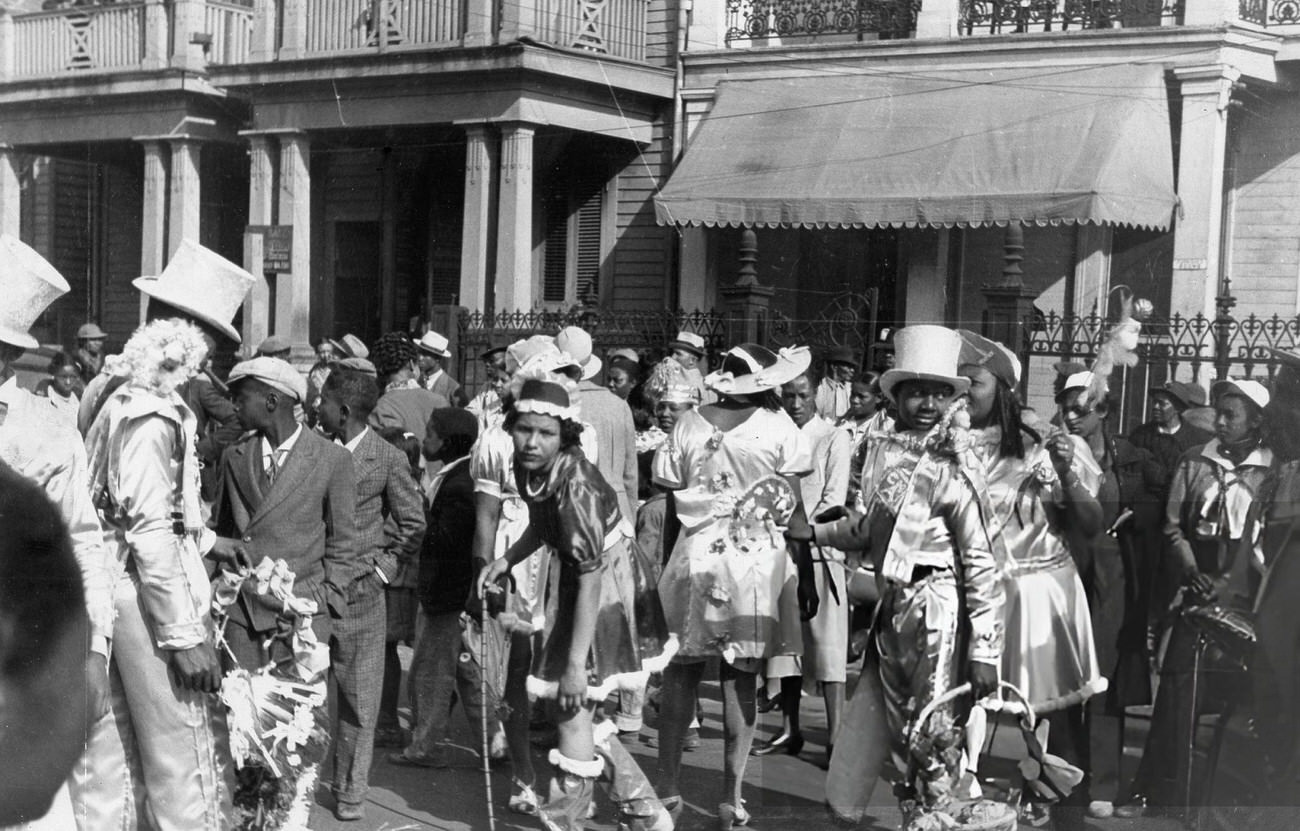 Mardi Gras in New Orleans, 1939.