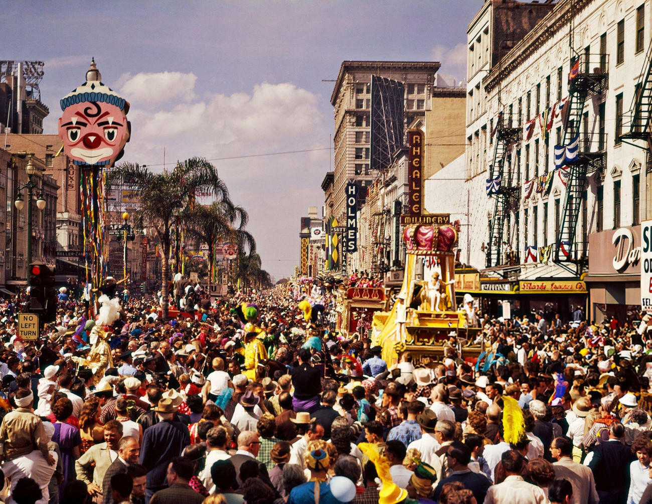 The 1960s Rex Parade on Canal Street, 1960s.