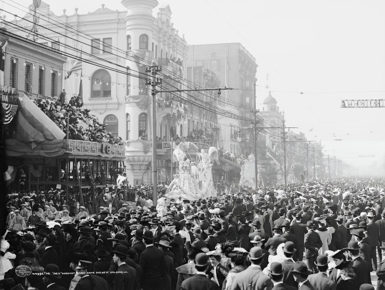 The Rex Pageant, Mardi Gras Day, 1900s.