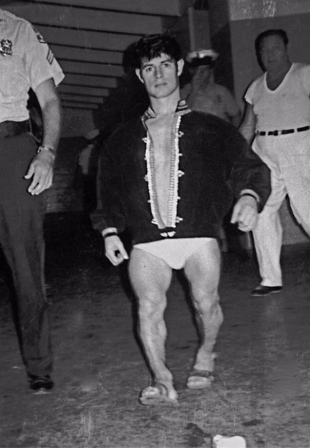 Frenchy Lamonte heading for the ring in Tampa 1970.