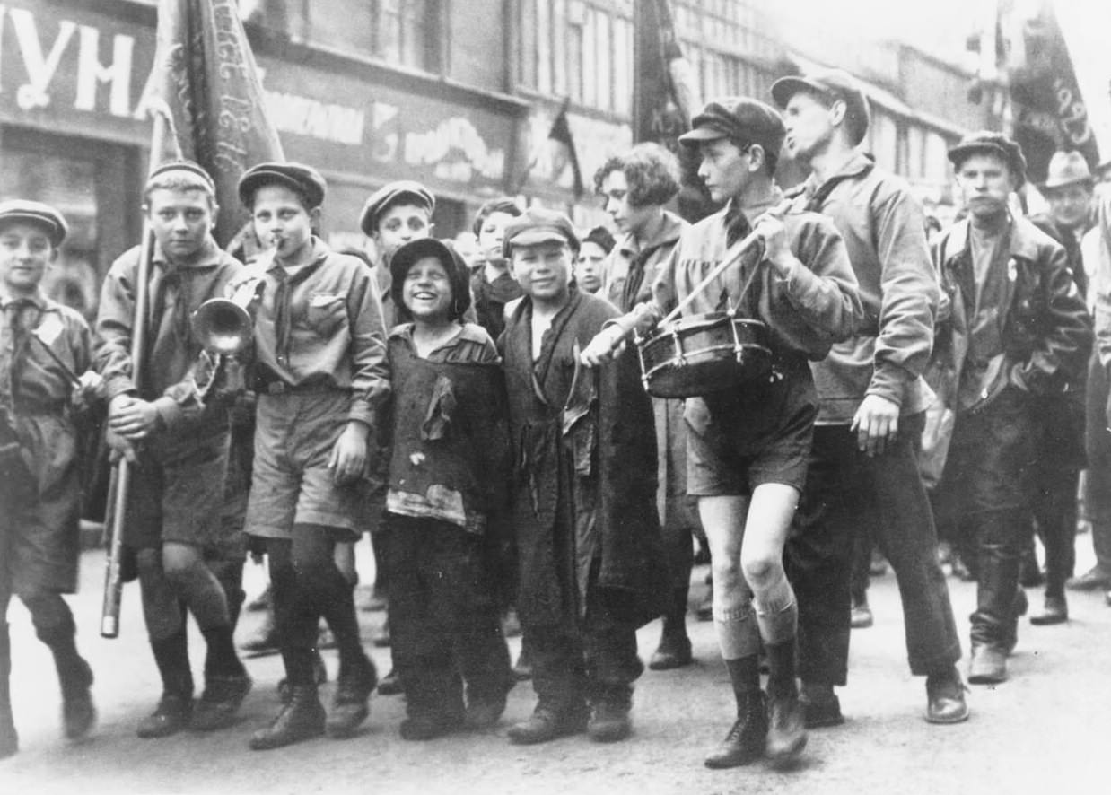 May Day Parade in Moscow, 1920s.