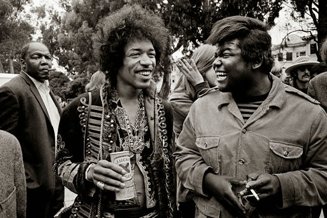 Jimi Hendrix and Buddy Miles