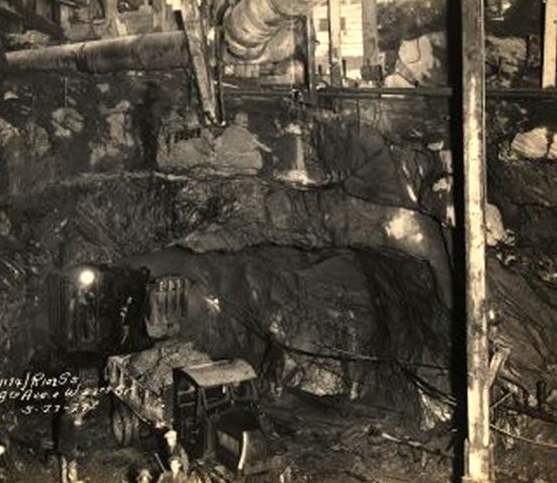 Subway Construction: 8th Avenue and 52nd Street. May 1927.