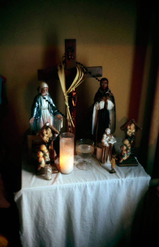 Eddie’s mother has maintained a shrine to her husband since he died ‘of drinking and a bad temper’ four years ago.