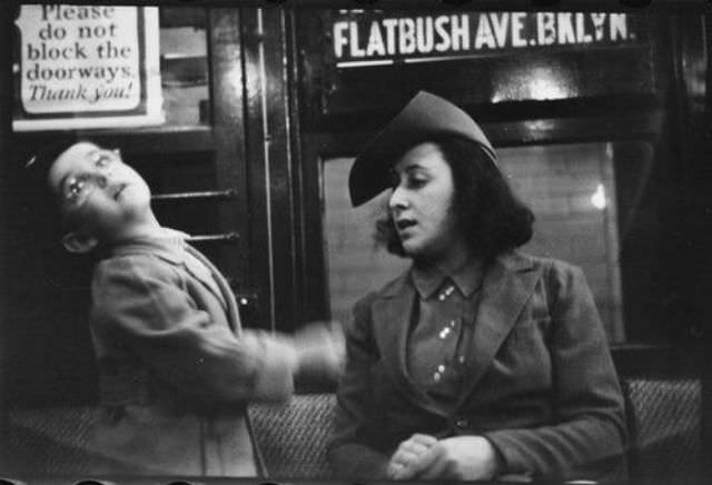 Riding the Rails: New York City Subway Passengers in the 1940s