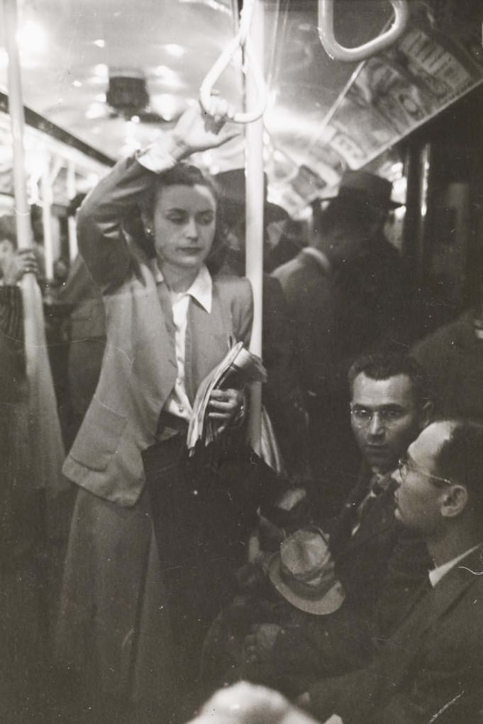 Riding the Rails: New York City Subway Passengers in the 1940s