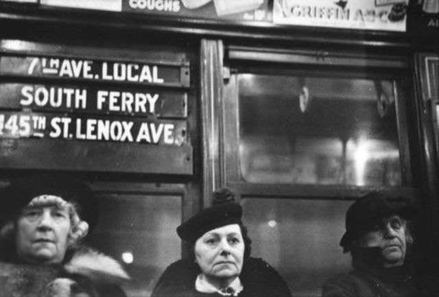 Riding the Rails: New York City Subway Passengers in the 1940s