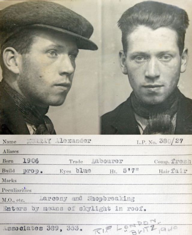 Caught on Camera: Mugshots of Newcastle upon Tyne's Criminals from the 1930s