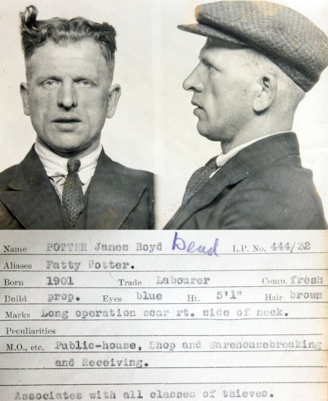 Caught on Camera: Mugshots of Newcastle upon Tyne's Criminals from the 1930s