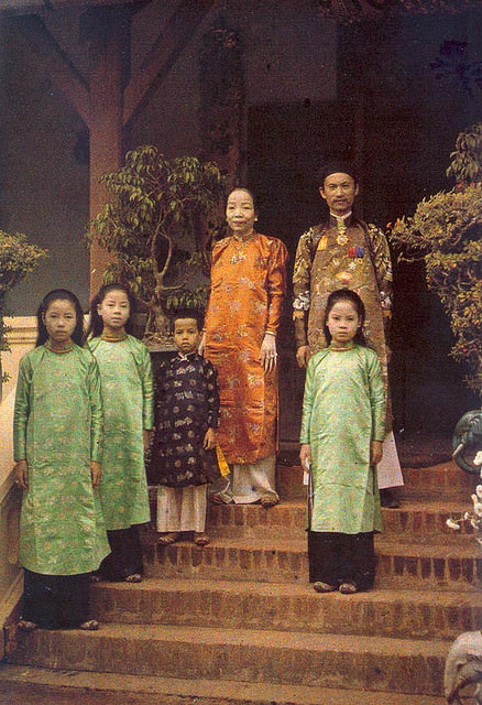 The Governor of Tonkin and his family, 1915