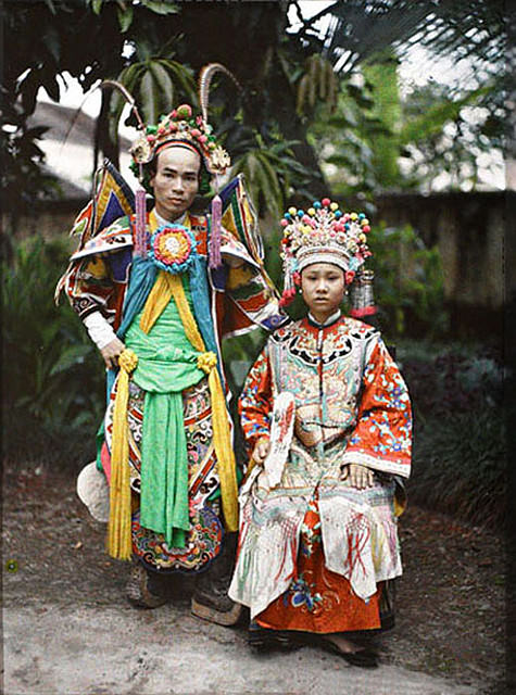 Actor and actress, Hanoi-Tonkin, 1915