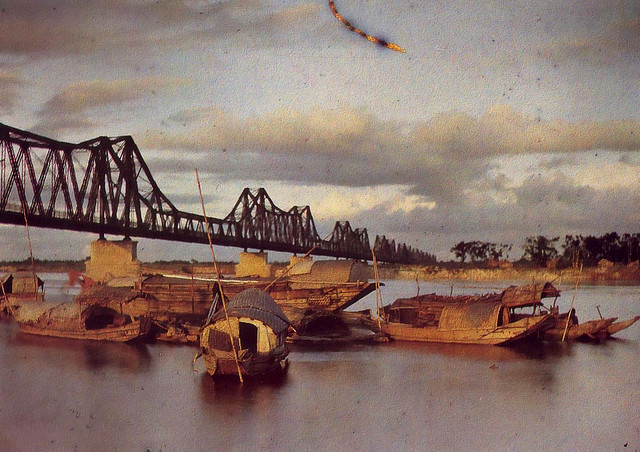 Le Pont Paul Doumer, Hanoi, 1915