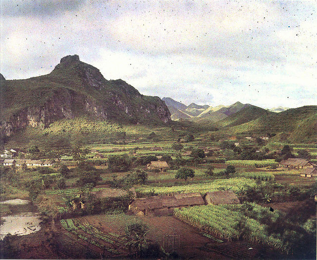 The highlands on the border of China, Na-Cham village