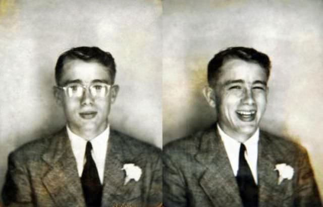 An 18-year-old James Dean, 1949