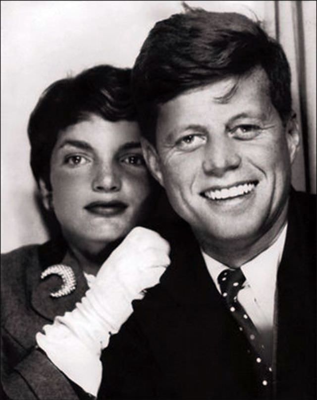 Jackie Kennedy and John F. Kennedy