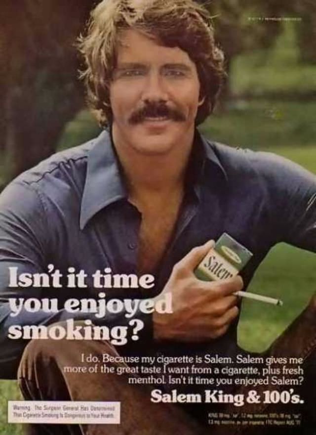 Mustaches, Machismo, and Marketing: A Look Back at the Pornstache Cigarette Ads of the 1970s