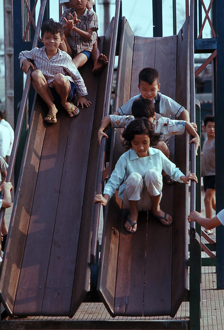 A park on the Saigon Riverfront, 1968.