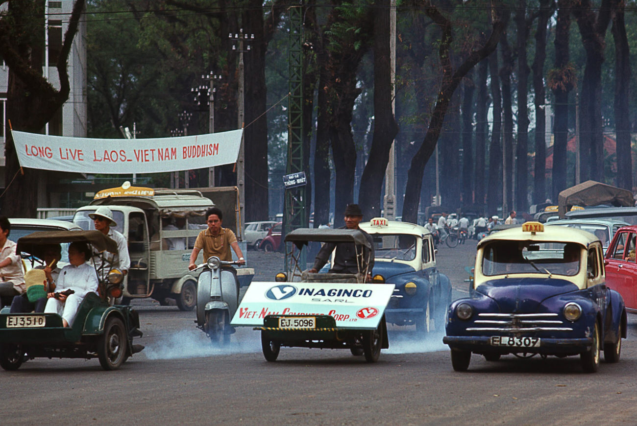 Saigon rail yards, 1968.