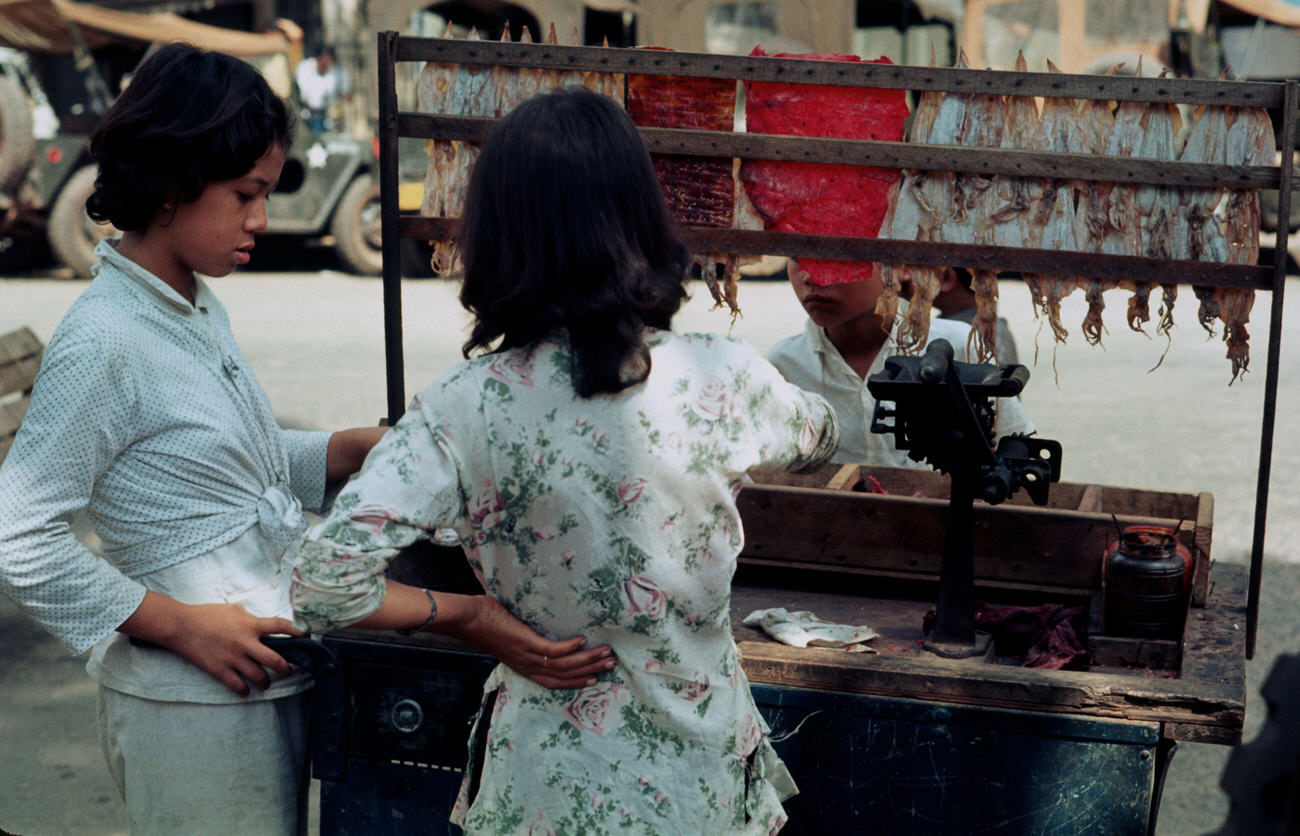 A view from the Walling Hotel in Saigon, 1968.