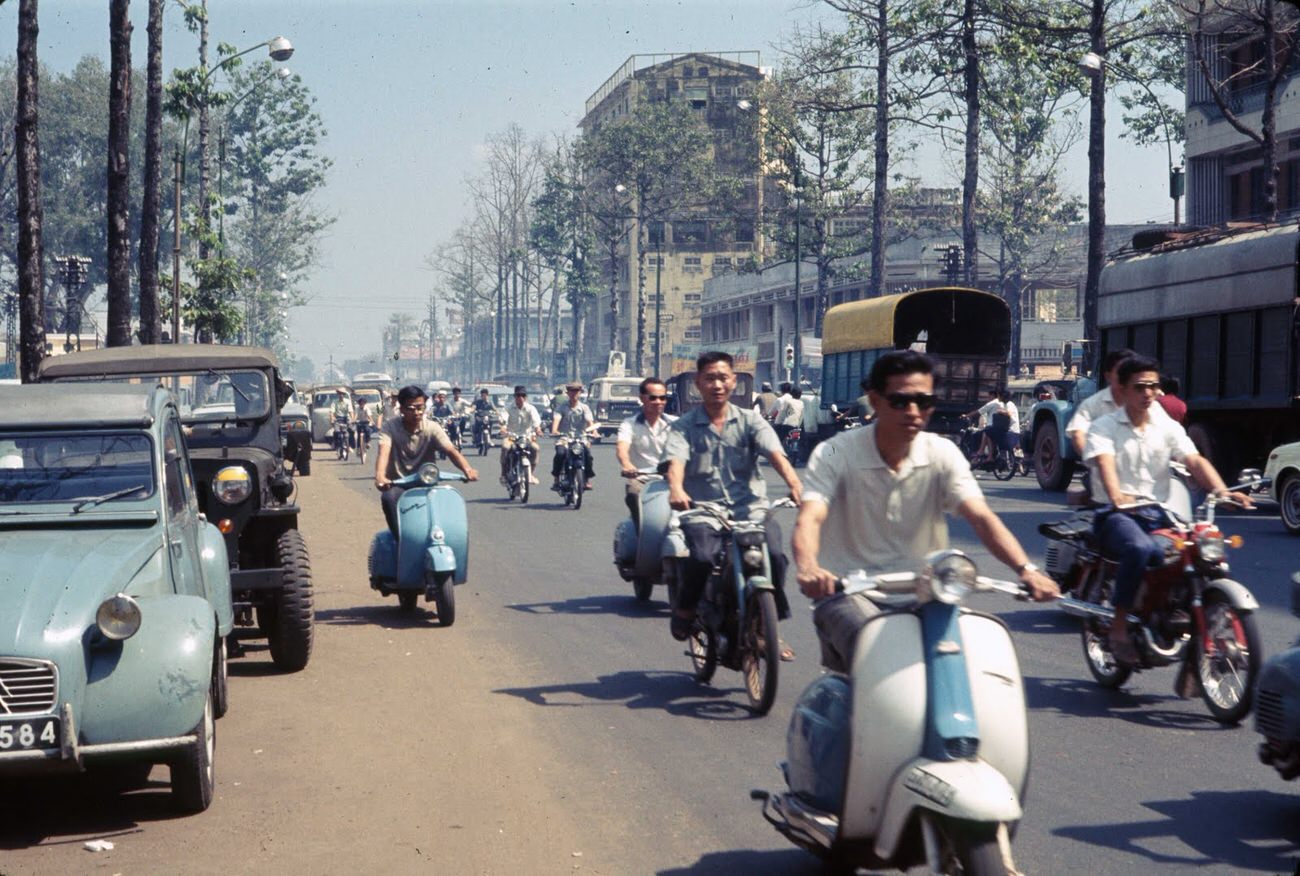 A street in Saigon, 1968.