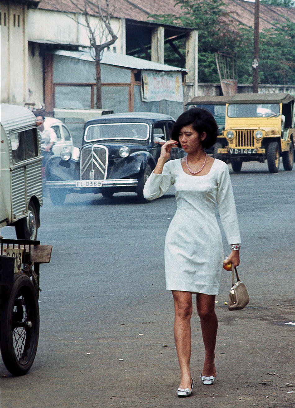 Pham Ngu Lao Street in Saigon, 1968.