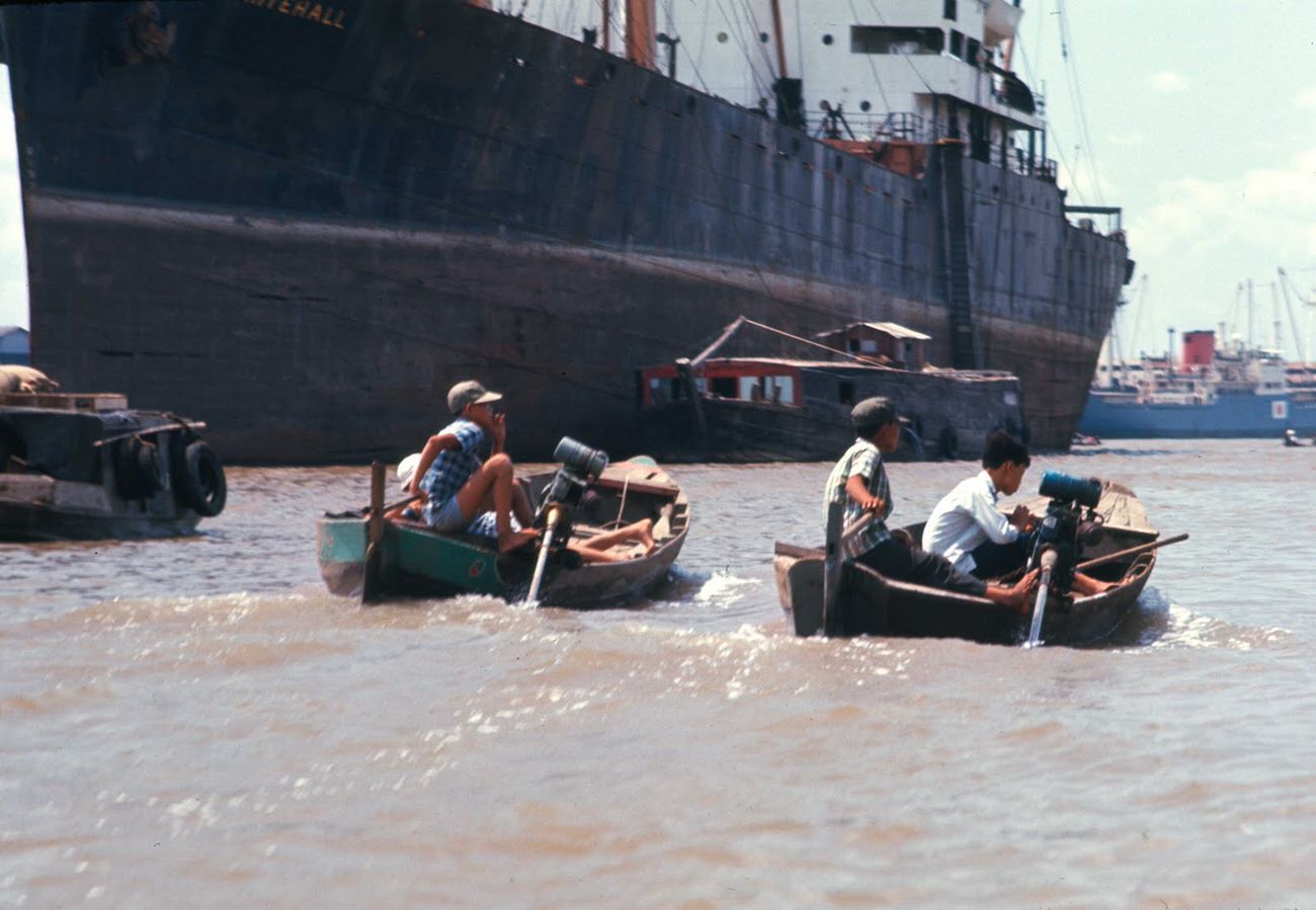 A street scene in Saigon, 1968.