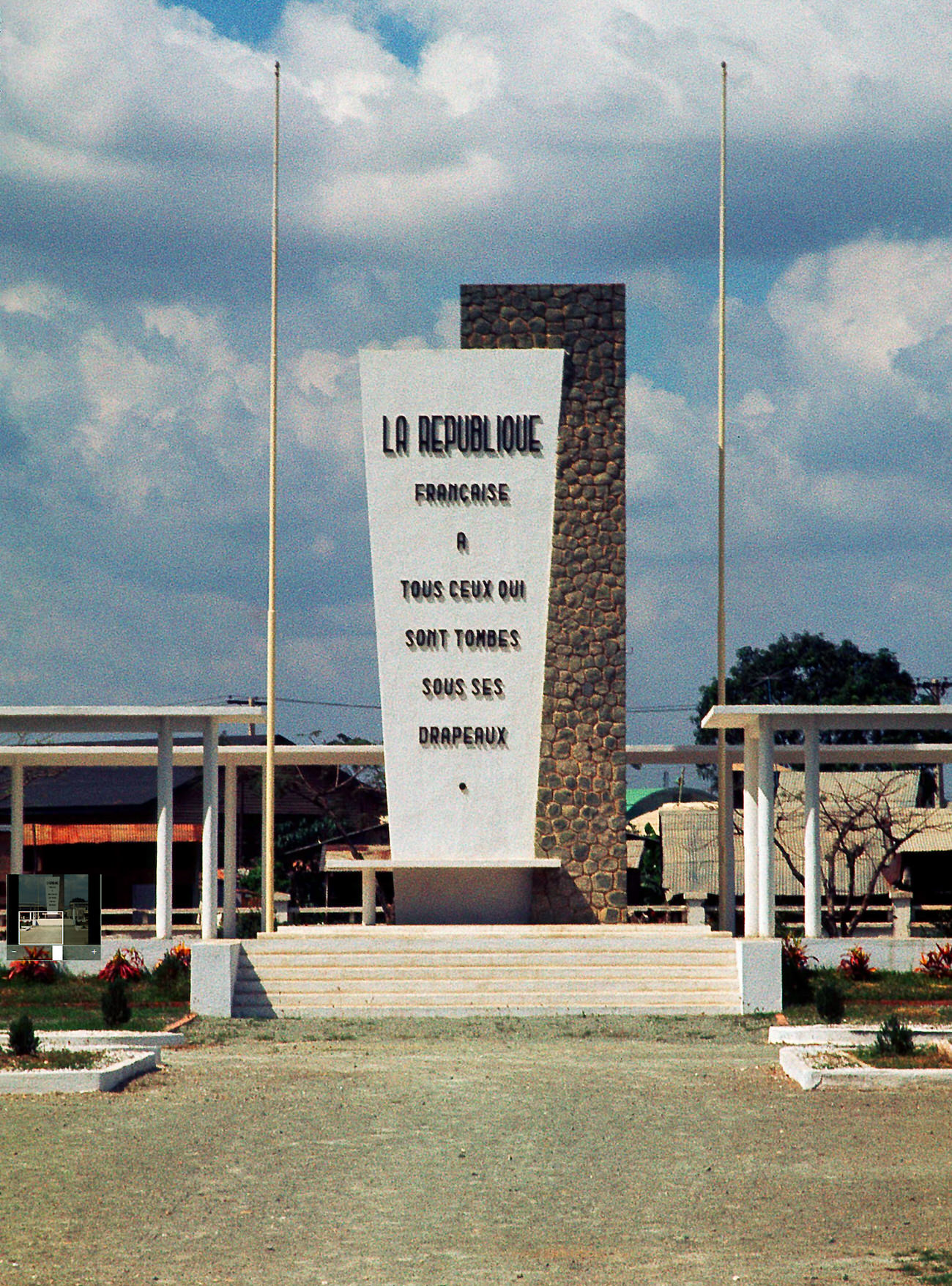 A French military cemetery, 1968.