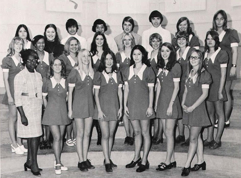 School Days and Miniskirts: A Nostalgic Look at Vintage Photos of School Girls in Uniform