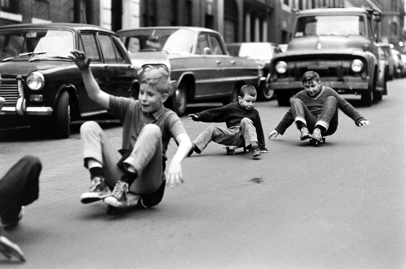 Sidewalk Surfing: Bill Eppridge Captures the Rise of Skateboarding in 1960s New York City