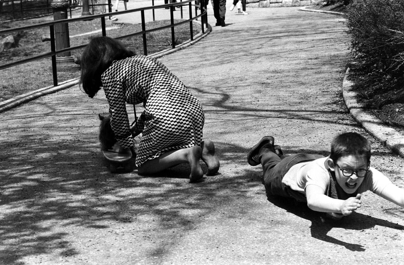 Sidewalk Surfing: Bill Eppridge Captures the Rise of Skateboarding in 1960s New York City