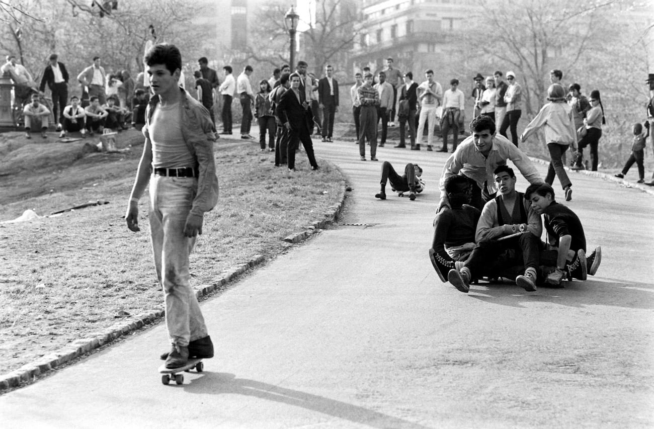 Sidewalk Surfing: Bill Eppridge Captures the Rise of Skateboarding in 1960s New York City