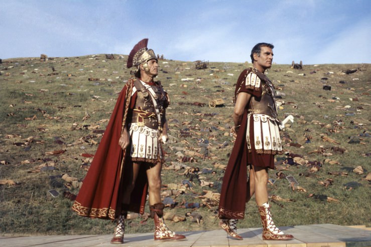 Stunning Behind the Scenes Photos from the Making of Spartacus 1960 Movie