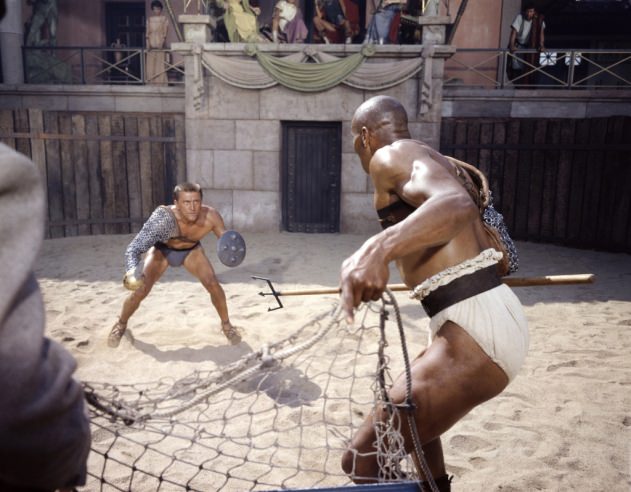 Stunning Behind the Scenes Photos from the Making of Spartacus 1960 Movie