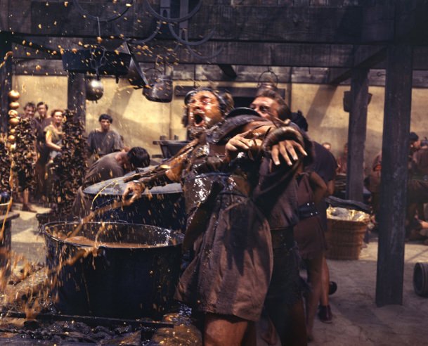 Stunning Behind the Scenes Photos from the Making of Spartacus 1960 Movie